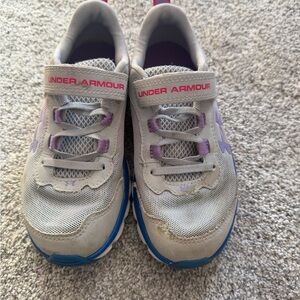 Under Armour Kids Sneakers - Gray and Purple